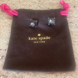 Kate Spade Gray Stone Earrings